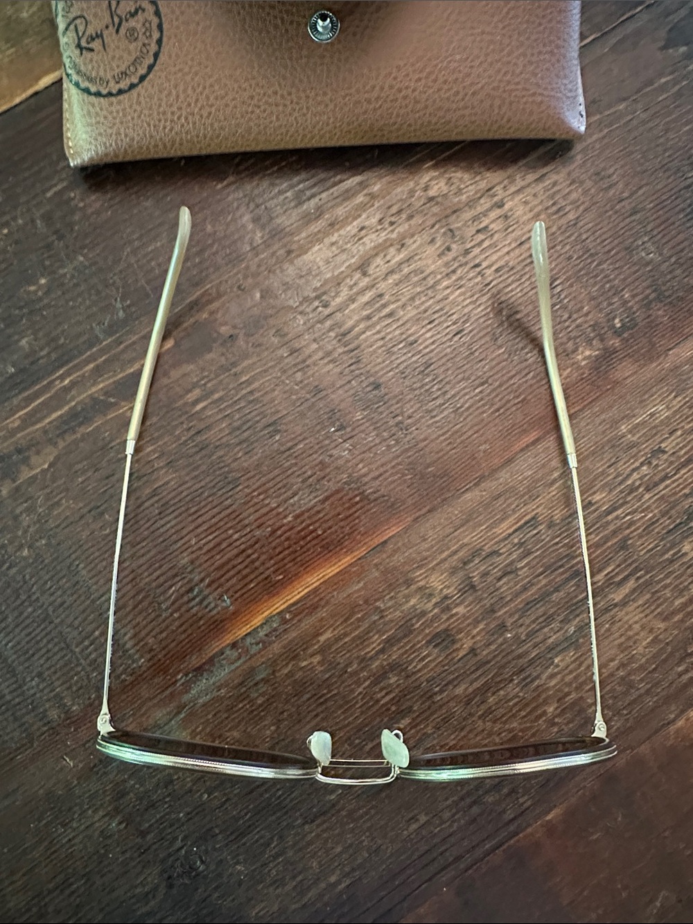 Ray-Ban 3647-N rose gold mirror - Picture 3 of 3
